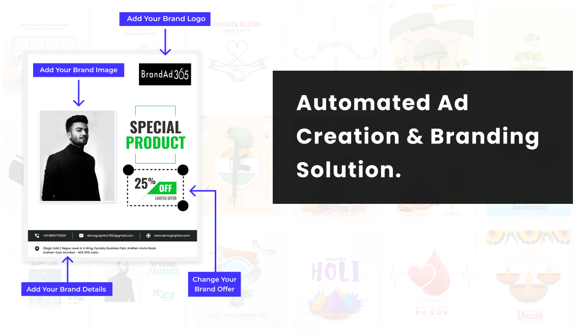 Automated Ad Creation & Branding Solution.